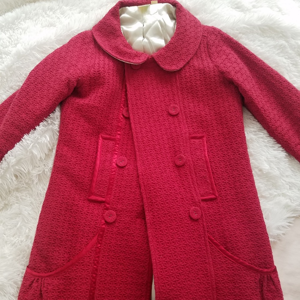 Red peacoat